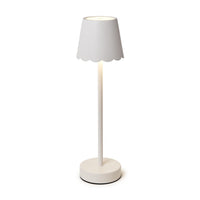 LED Lamp Scalloped Shade