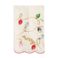 Lights Sequin Tea Towel