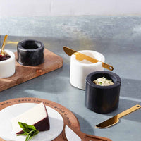 Marble Dip Cup and Spreader Set