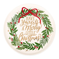 Merry Little Christmas Cookie Plate