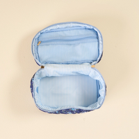 Navy Cosmetic Bag
