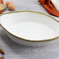 Pampa Bay Golden Salerno Oval Baking Dish