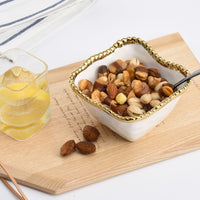 Pampa Bay Golden Salerno Square Snack Bowl