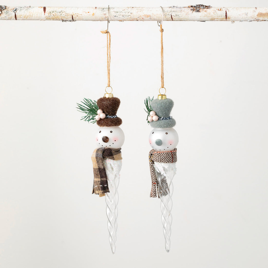 Snowman Finial Ornament