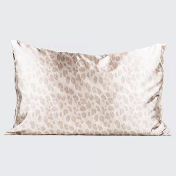 Standard Leopard Satin Pillowcase