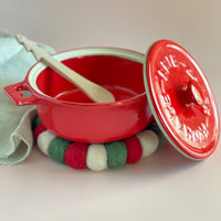 Stoneware Red Brie Baker