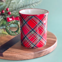 Tartan Plaid Christmas Mug