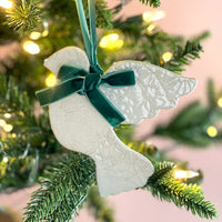 Ceramic Turtle Dove Ornament