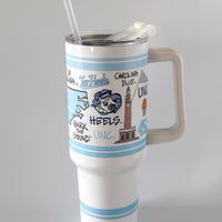 UNC 40oz Tumbler With Handle