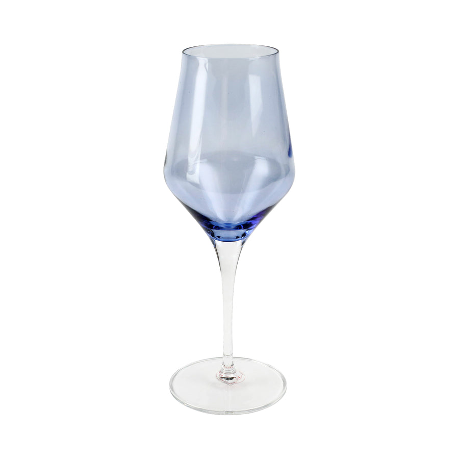Vietri Blue Contessa Water Glass