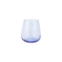 Vietri Francesca Double Old Fashioned Light Blue Glass