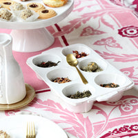 Vietri Lastra White Large Cake Stand