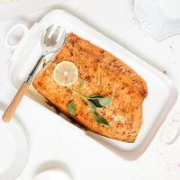 Vietri Lastra White Rectangular Baker