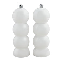 White Bauble Style Salt or Pepper Grinder