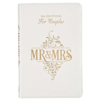 Faux Leather Mr & Mrs Devotional