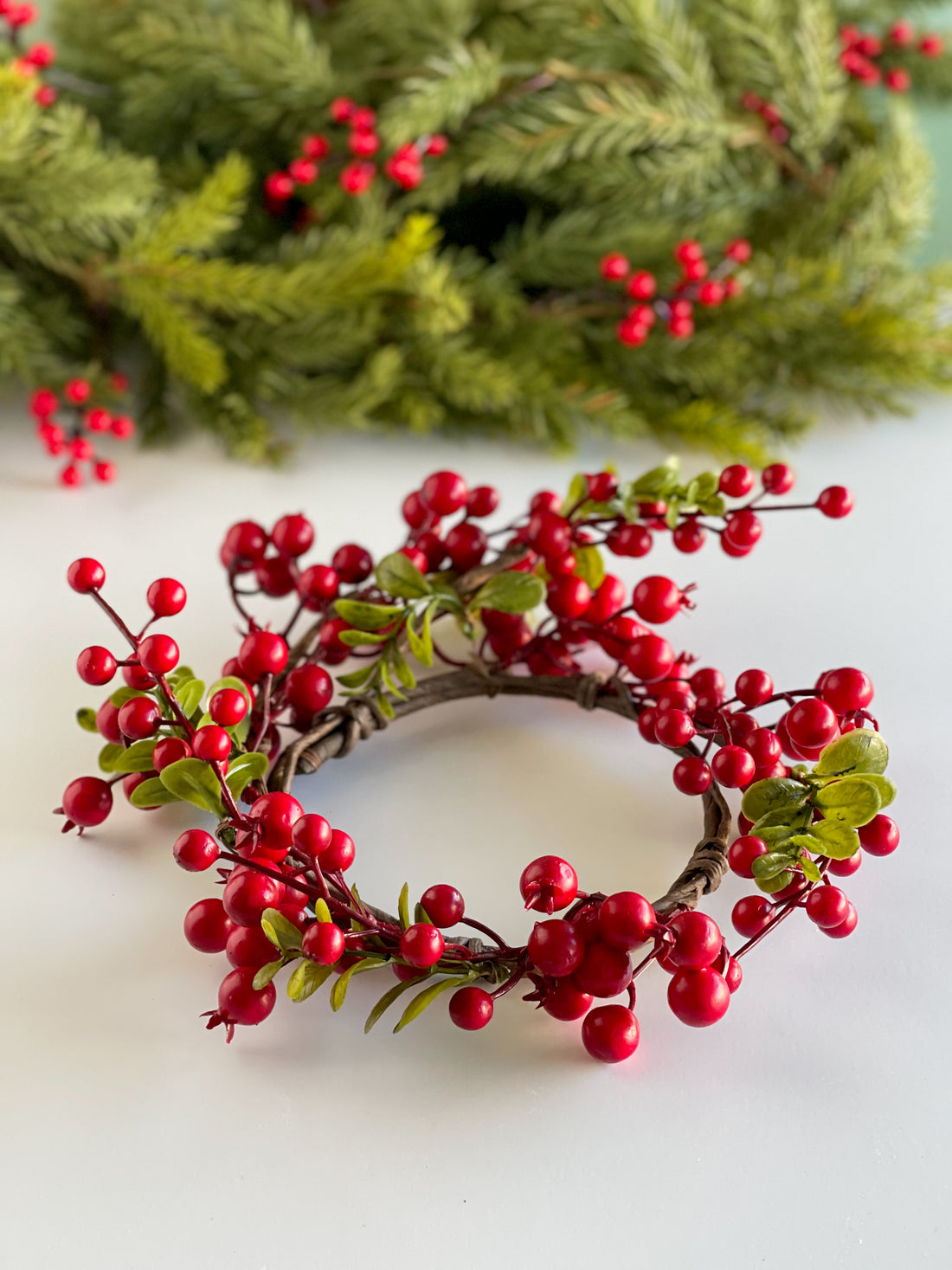 4.5" Berry Candle Ring