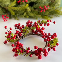 4.5" Berry Candle Ring