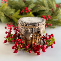 4.5 Inner Red Berry Candle Ring