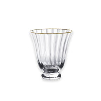 Beatriz Ball All Purpose Glass With Gold Rim