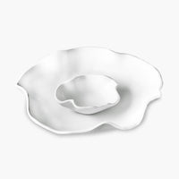 Beatriz Ball White Nube Chip And Dip Bowl