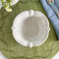 Berry and Thread Cereal Bowl Whitewash