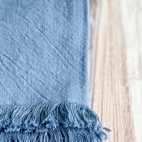 Blue Cotton Tea Towel