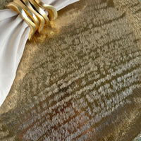 Brushed Aluminum Charger In Gold