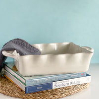 Casafina Cook And Host Ruffled Baker With Handles