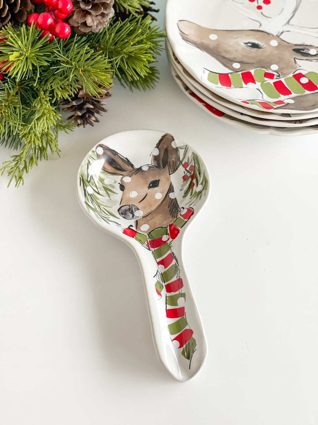 Casafina Deer Friends Spoon Rest