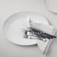 Casafina Fontana 16 Inch White Oval Platter