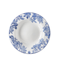Caskata Arbor Blue Patterned Soup Bowl