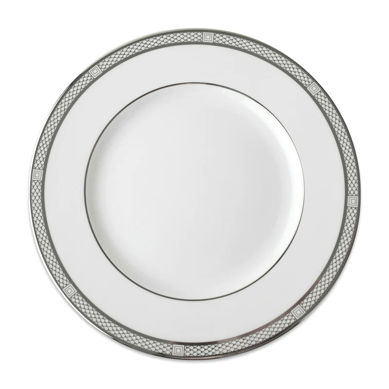 Caskata Platinum Ice Dinner Plate