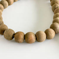 Closeup Natural Bead Strand