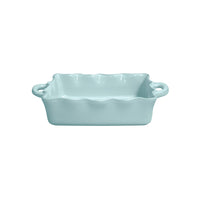 Cook and Host Medium Blue Ruffle Baker