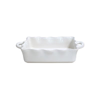 Cook and Host Medium Ruffle Baker White