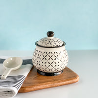 Decorative Sugar Bowl With Lid