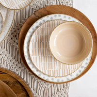 Earth Bamboo Pattern Salad Plate