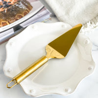 Gold Cake Server