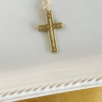 Gold Cross Necklace