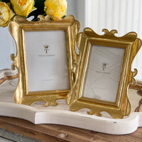 Gold Fleur Picture Frame
