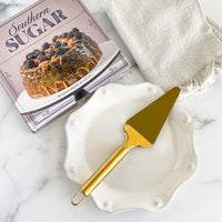 Gold Stainless Steel Cake Server