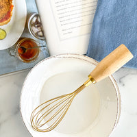 Gold Stainless Steel Whisk