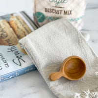 Hand Carved Teak Scoop