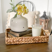 Hyacinth Tray With Handles