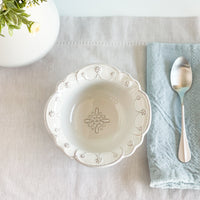 Jardins du Monde Whitewash Cereal Bowl