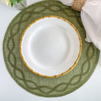 Juliska Bamboo Salad Plate