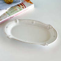 Juliska Berry And Thread Whitewash 10 Inch Tray
