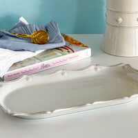 Juliska Berry and Thread Whitewash Hostess Tray