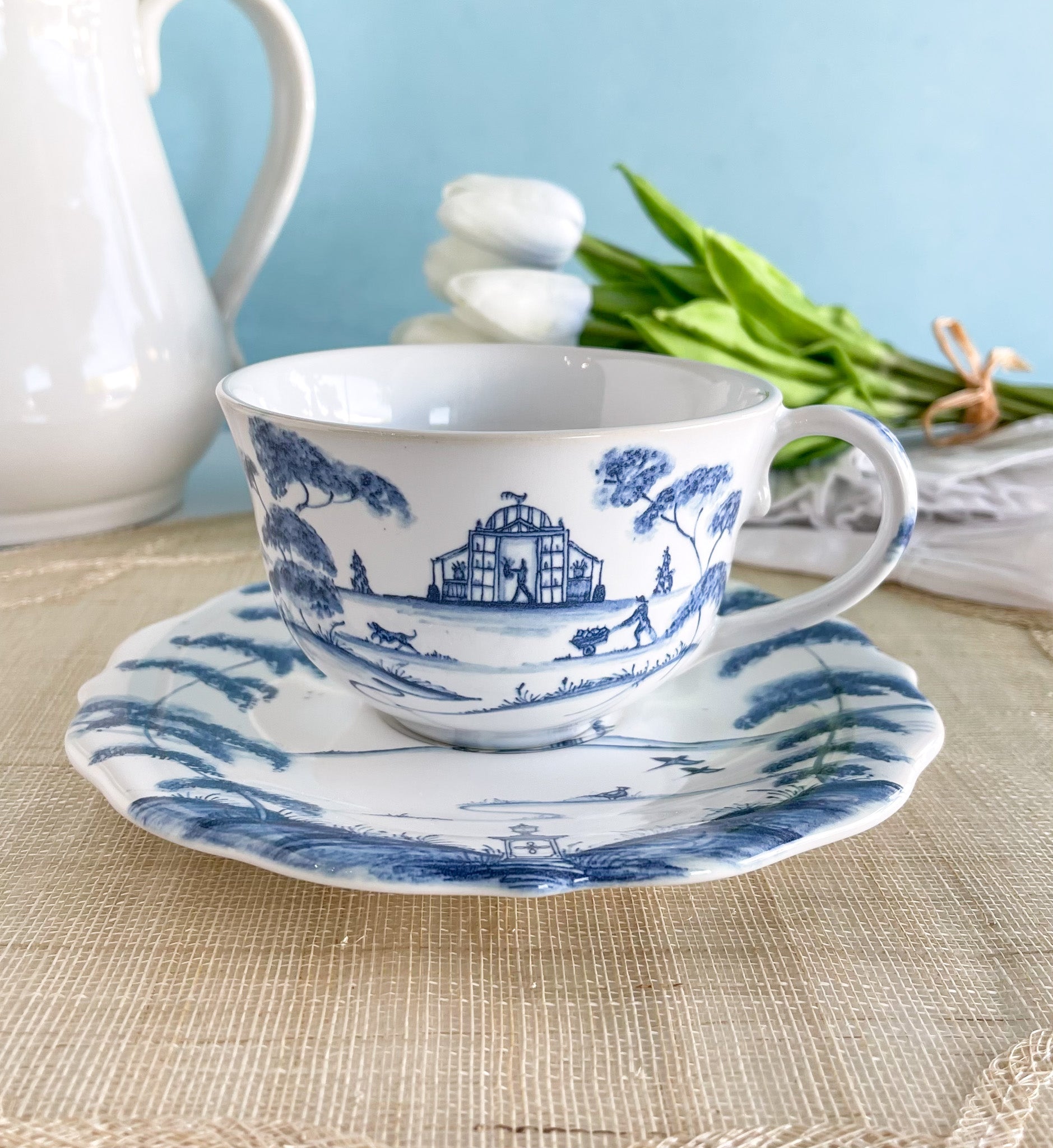 Juliska Country Estate Delft Blue Tea Cup | SouthernlyPlace