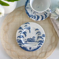 Juliska Country Estate Blue Cocktail Plate